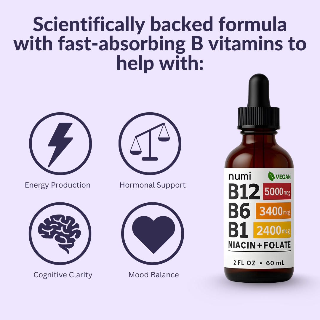 Numi™ Vitamin B12 Liquid Drops, Vitamin B Complex