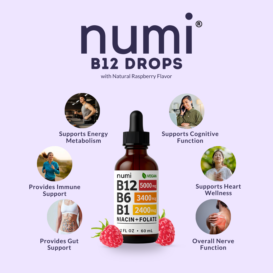 Numi™ Vitamin B12 Liquid Drops, Vitamin B Complex